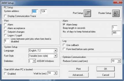 AKM Download - PC program for setup, commissioning, log collection and ...