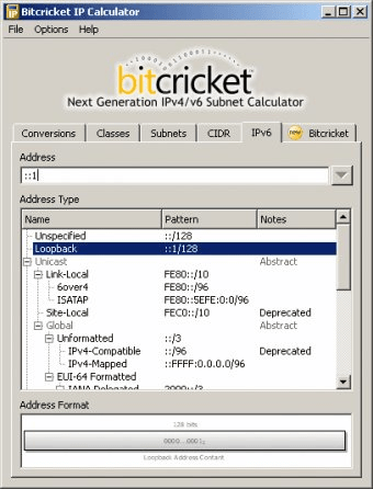 Bitcricket Calculator Download This is an IP Subnet for IPv4/v6 which calculates the subnets
