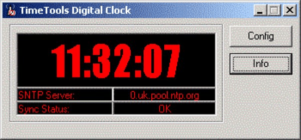 digital desktop clock xp