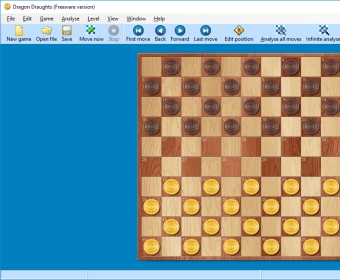 Draughts - Plays international (10x10) from beginner to world champion level