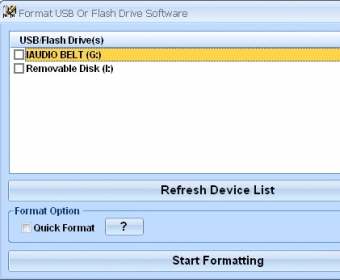 format usb flash drive for windiows and mac