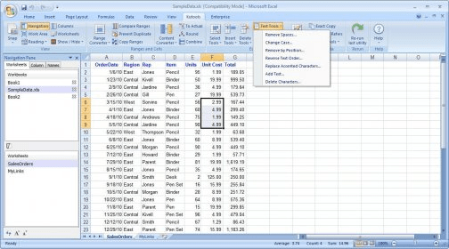 kutools for excel 2007 text functions