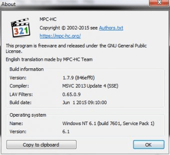 for mac download MPC-BE 1.6.9