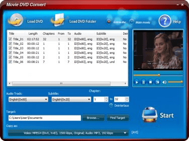 Movie DVD Convert Download - Easy