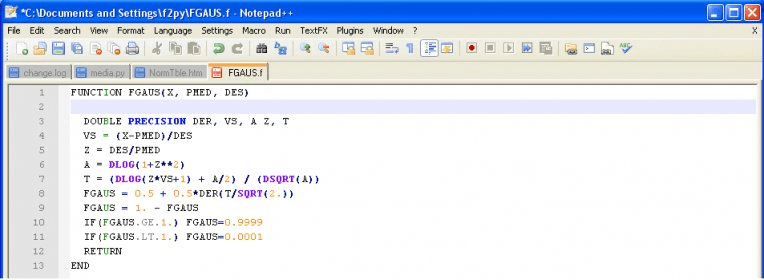 how to read compare in notepad 