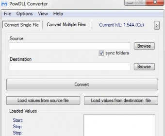 how to use powdll converter