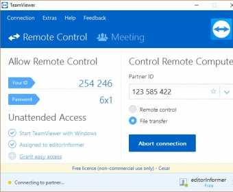 teamviewer remote control not working