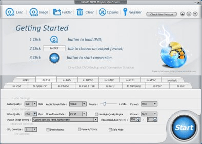 WinX DVD Ripper Download Free DVD movie ripper