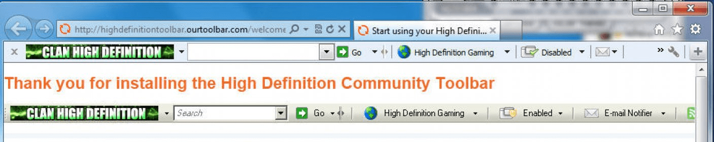 High Definition Toolbar Download - All-in-one toolbar for all major