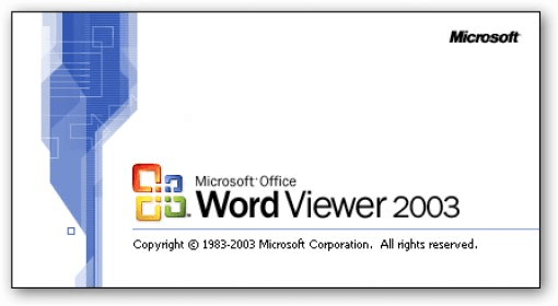 microsoft office word viewer 2003