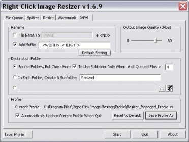 Right Click Image Resizer Download - Resize, rename, split, and add ...