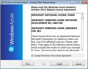 Windows azure emulator что это