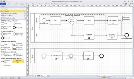 Bpmn чем открыть visio