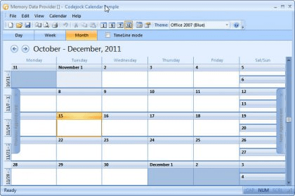 CalendarSample Download - CalendarSample