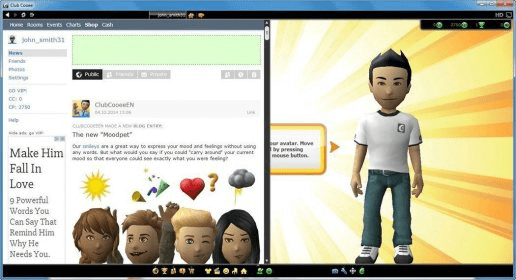 Club cooee cheat codes