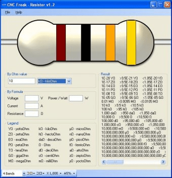 CNC Freak - Resistor 1.2 Download (Free) - CNC Freak - Resistor.exe