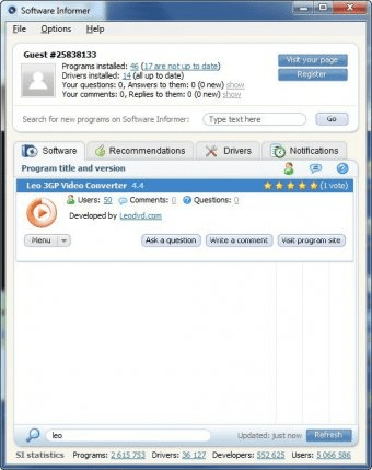 Leo 3GP Video Converter 3.4 Download (Free trial)...