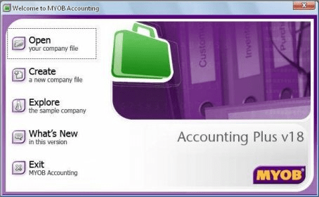 myob accounting plus v18