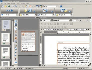 ScanSoft OmniPage Download - OmniPage OCR can re-create up to 20 page