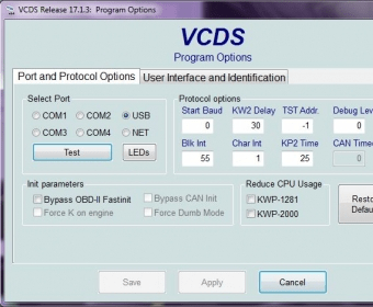 Software VCDS. OBRÁZEK 3: Software VCDS.