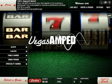 Vegas amped login