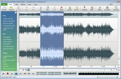 wavepad sound editor free download for windows 7