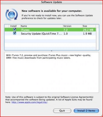 apple software update apple inc 2.2.0.150 download