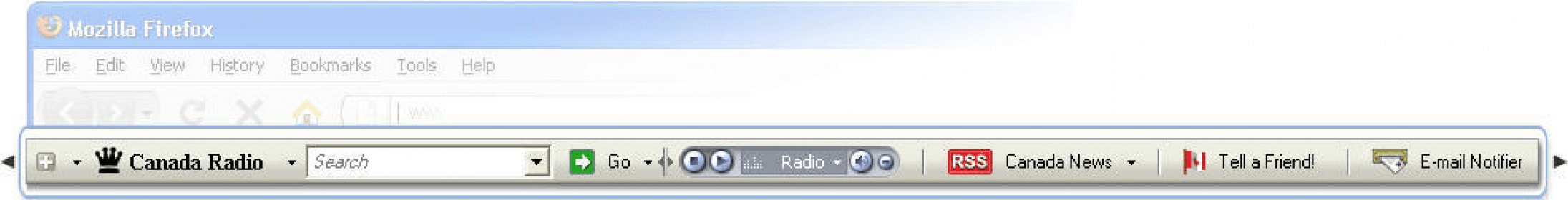 Canadian Radio Toolbar Download - Fresh