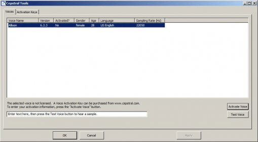 cepstral voices free license key