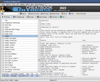 cheat database download