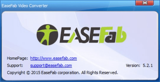 using easefab video converter