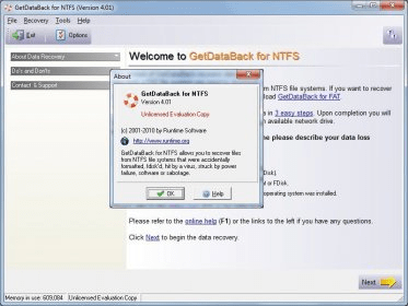 ayuda licencia getdataback ntfs 4.33
