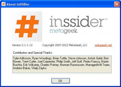 inSSIDer 2.1 Download (Free) - Inssider.exe