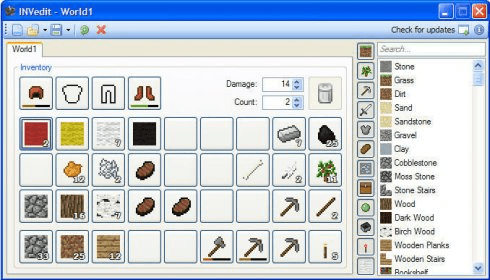 minecraft inventory editor pc