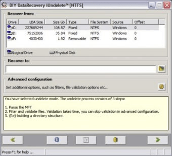 ntfs undelete open source