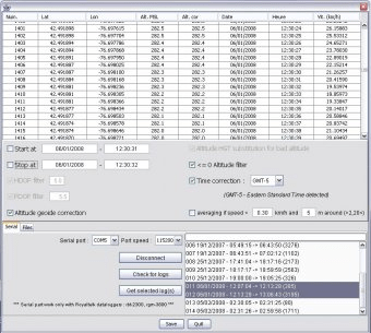 old royaltek gps data logger software