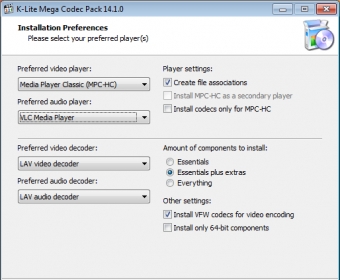 K Lite Mega Codec Pack 14 6 Download Free Codectweaktool Exe