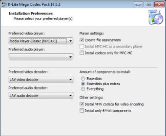 K Lite Mega Codec Pack 14 5 Download Free Codectweaktool Exe