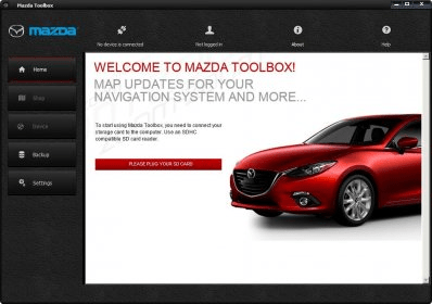 mazda toolbox doesn t recognize sd card