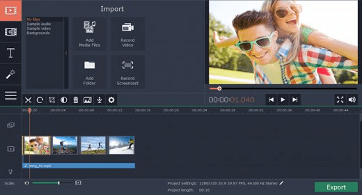 Movavi Video Editor for PC Format Download - Special