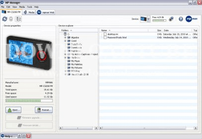 coby media manager software mp827