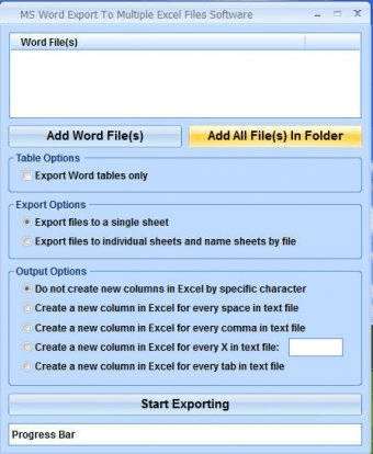 sobolsoft excel export to multiple text files