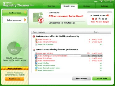 Registry Cleaner 2010 Download - System optimization