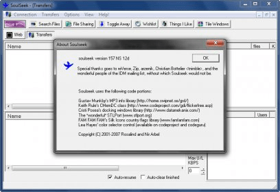 SoulSeek 157 test 12d Download - Soulseek® is a ad-free, spyware