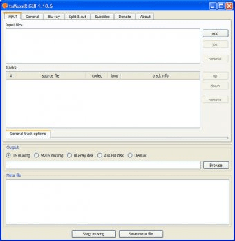 Tsmuxer 1.1 Download (free) - Tsmuxergui.exe