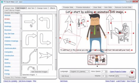 TTS Sketch Maker Download  Text to speech whiteboard video application
