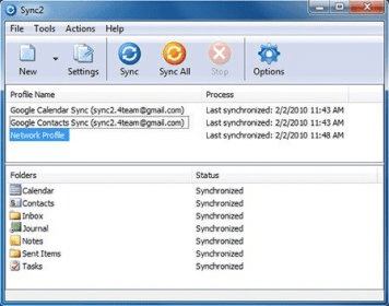 sync2 for outlook