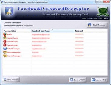 facebook password extractor online
