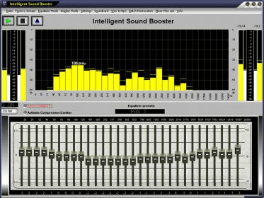 الواجهة الرئيسية لبرنامج sound boster برنامج رفع الصوت للكمبيوتر