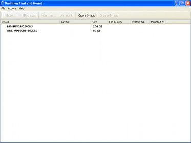 windows disk manager partition find and mount